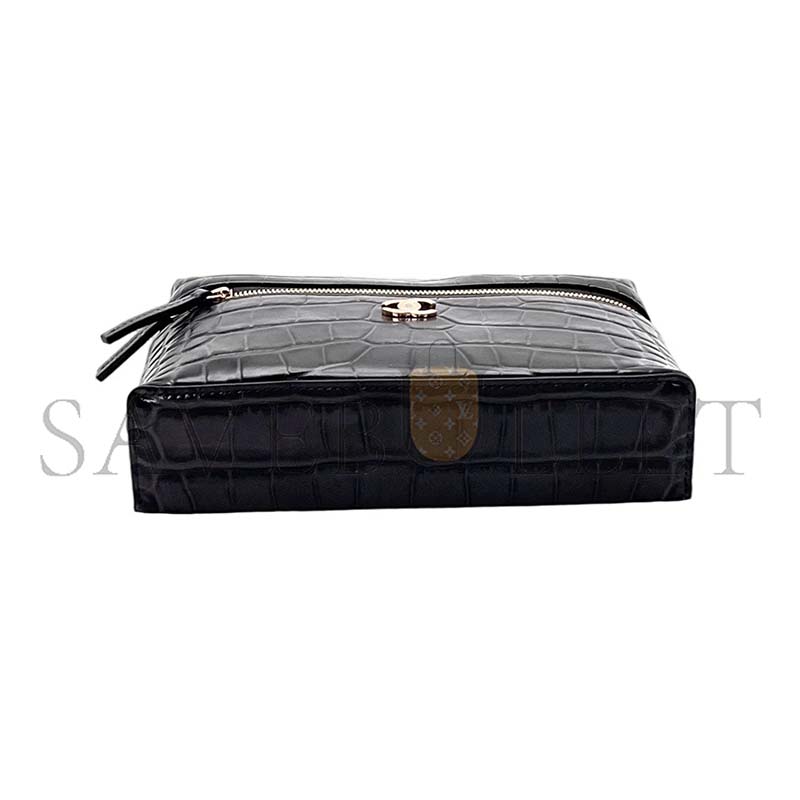 CHANEL TRENDY HANDLE SLIM VANITY CALFSKIN CROCODILE EMBOSSED AS5346 (19.5*17*5cm)